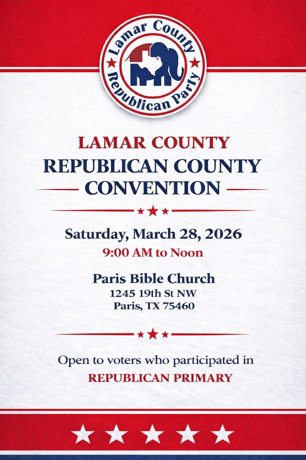Mobile uploads2026 Precinct and County Convention Announcement